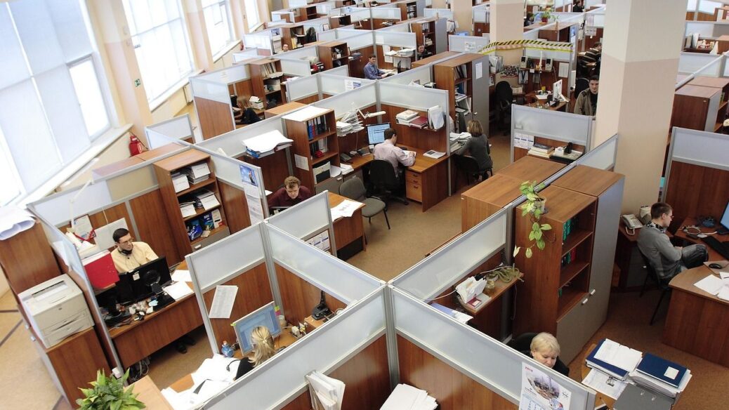 Open space kanceláře - práce - zaměstnání